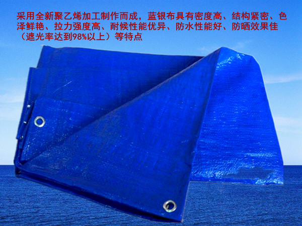 蓝银布厂家,天津8X12米规格